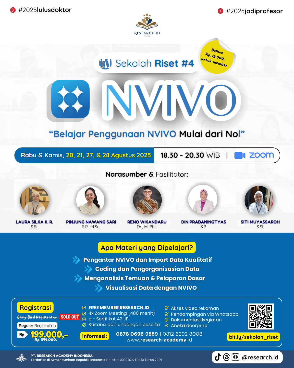 Sekolah Riset #4: NVIVO Belajar dari Nol